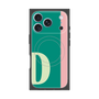 プレミアムスクエアケース with MagSafe［ オリジナル - initial color line - D green ］
