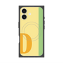 プレミアムスクエアケース with MagSafe［ オリジナル - initial color line - D yellow ］