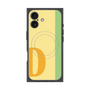 プレミアムスクエアケース with MagSafe［ オリジナル - initial color line - D yellow ］