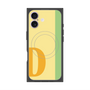 プレミアムスクエアケース with MagSafe［ オリジナル - initial color line - D yellow ］
