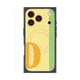 プレミアムスクエアケース with MagSafe［ オリジナル - initial color line - D yellow ］