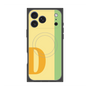 プレミアムスクエアケース with MagSafe［ オリジナル - initial color line - D yellow ］
