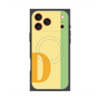 プレミアムスクエアケース with MagSafe［ オリジナル - initial color line - D yellow ］