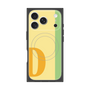 プレミアムスクエアケース with MagSafe［ オリジナル - initial color line - D yellow ］