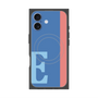 プレミアムスクエアケース with MagSafe［ オリジナル - initial color line - E blue ］
