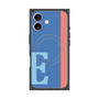 プレミアムスクエアケース with MagSafe［ オリジナル - initial color line - E blue ］