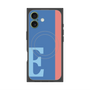 プレミアムスクエアケース with MagSafe［ オリジナル - initial color line - E blue ］