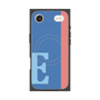 プレミアムスクエアケース with MagSafe［ オリジナル - initial color line - E blue ］