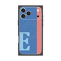 プレミアムスクエアケース with MagSafe［ オリジナル - initial color line - E blue ］