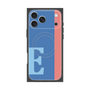 プレミアムスクエアケース with MagSafe［ オリジナル - initial color line - E blue ］
