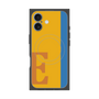 プレミアムスクエアケース with MagSafe［ オリジナル - initial color line - E orange ］