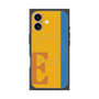 プレミアムスクエアケース with MagSafe［ オリジナル - initial color line - E orange ］