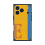 プレミアムスクエアケース with MagSafe［ オリジナル - initial color line - E orange ］