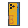 プレミアムスクエアケース with MagSafe［ オリジナル - initial color line - E orange ］