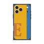 プレミアムスクエアケース with MagSafe［ オリジナル - initial color line - E orange ］