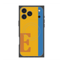 プレミアムスクエアケース with MagSafe［ オリジナル - initial color line - E orange ］