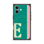 プレミアムスクエアケース with MagSafe［ オリジナル - initial color line - E green ］