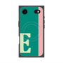 プレミアムスクエアケース with MagSafe［ オリジナル - initial color line - E green ］
