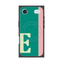 プレミアムスクエアケース with MagSafe［ オリジナル - initial color line - E green ］