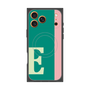 プレミアムスクエアケース with MagSafe［ オリジナル - initial color line - E green ］