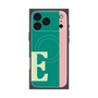 プレミアムスクエアケース with MagSafe［ オリジナル - initial color line - E green ］