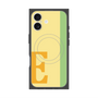プレミアムスクエアケース with MagSafe［ オリジナル - initial color line - E yellow ］