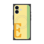 プレミアムスクエアケース with MagSafe［ オリジナル - initial color line - E yellow ］