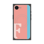 プレミアムスクエアケース with MagSafe［ オリジナル - initial color line - F pink ］