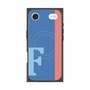 プレミアムスクエアケース with MagSafe［ オリジナル - initial color line - F blue ］