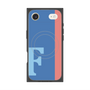 プレミアムスクエアケース with MagSafe［ オリジナル - initial color line - F blue ］