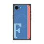 プレミアムスクエアケース with MagSafe［ オリジナル - initial color line - F blue ］