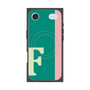 プレミアムスクエアケース with MagSafe［ オリジナル - initial color line - F green ］
