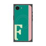 プレミアムスクエアケース with MagSafe［ オリジナル - initial color line - F green ］