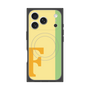 プレミアムスクエアケース with MagSafe［ オリジナル - initial color line - F yellow ］