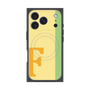 プレミアムスクエアケース with MagSafe［ オリジナル - initial color line - F yellow ］