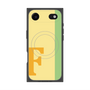 プレミアムスクエアケース with MagSafe［ オリジナル - initial color line - F yellow ］