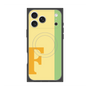 プレミアムスクエアケース with MagSafe［ オリジナル - initial color line - F yellow ］