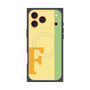 プレミアムスクエアケース with MagSafe［ オリジナル - initial color line - F yellow ］