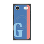 プレミアムスクエアケース with MagSafe［ オリジナル - initial color line - G blue ］