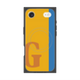 プレミアムスクエアケース with MagSafe［ オリジナル - initial color line - G orange ］