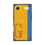 プレミアムスクエアケース with MagSafe［ オリジナル - initial color line - G orange ］