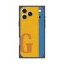 プレミアムスクエアケース with MagSafe［ オリジナル - initial color line - G orange ］