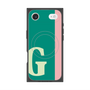 プレミアムスクエアケース with MagSafe［ オリジナル - initial color line - G green ］