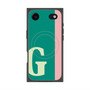 プレミアムスクエアケース with MagSafe［ オリジナル - initial color line - G green ］