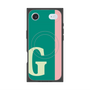 プレミアムスクエアケース with MagSafe［ オリジナル - initial color line - G green ］