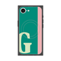 プレミアムスクエアケース with MagSafe［ オリジナル - initial color line - G green ］