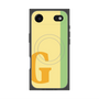 プレミアムスクエアケース with MagSafe［ オリジナル - initial color line - G yellow ］