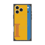 プレミアムスクエアケース with MagSafe［ オリジナル - initial color line - I orange ］