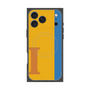 プレミアムスクエアケース with MagSafe［ オリジナル - initial color line - I orange ］