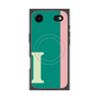 プレミアムスクエアケース with MagSafe［ オリジナル - initial color line - I green ］